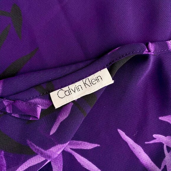 Calvin Klein - Purple Sheer Nightgown - Picture 6 of 8